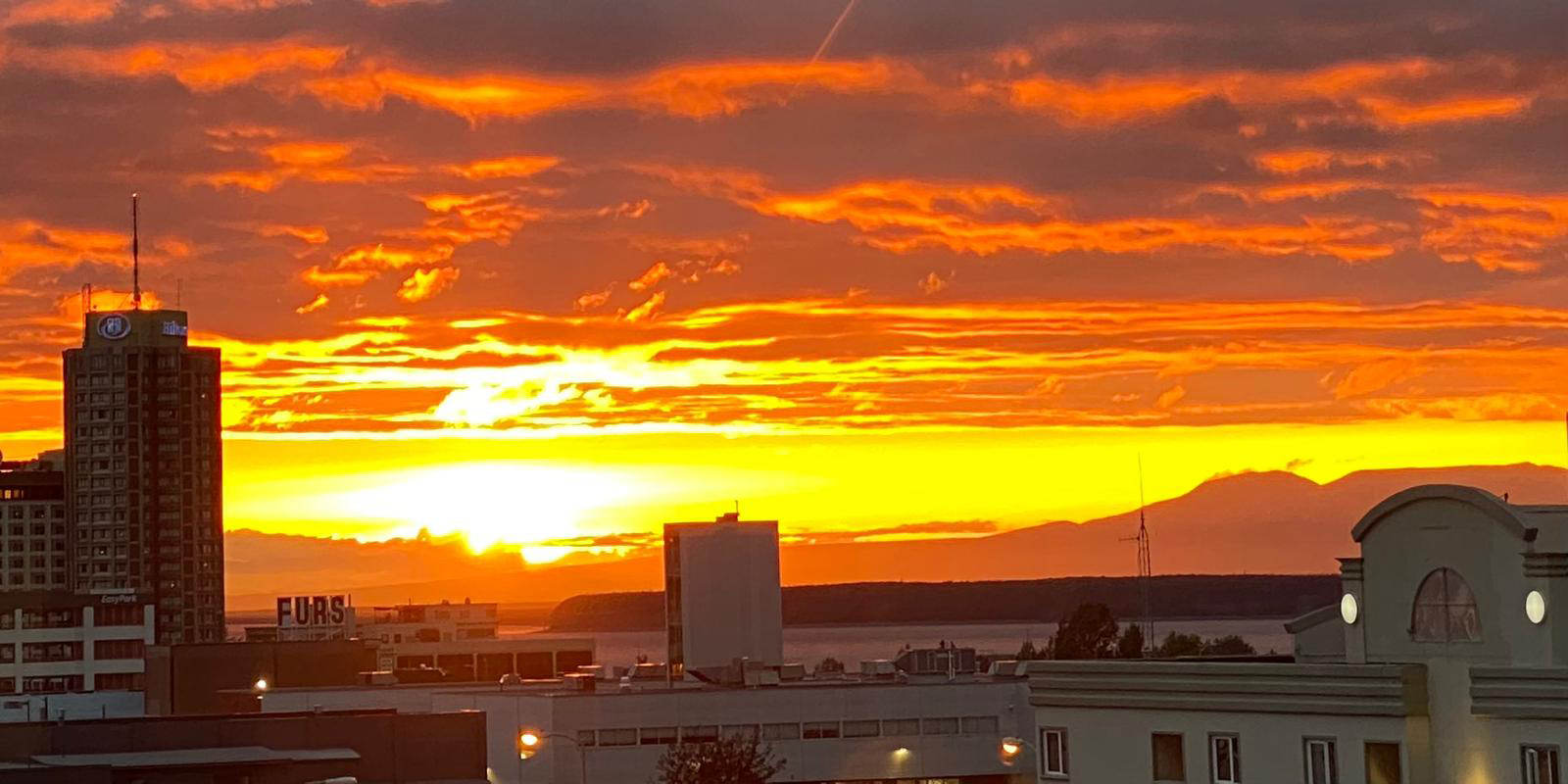 Sunset in Anchorage