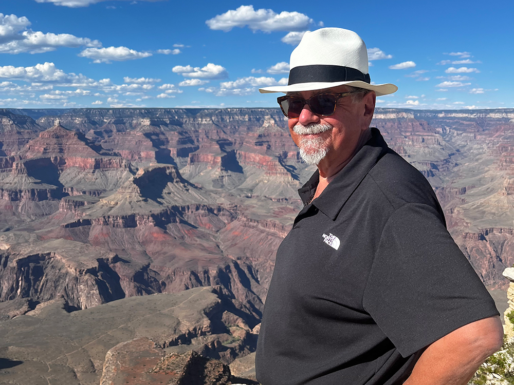 Jeff at the Grand Canyon