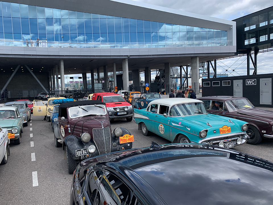 The Cars on the Ferry
